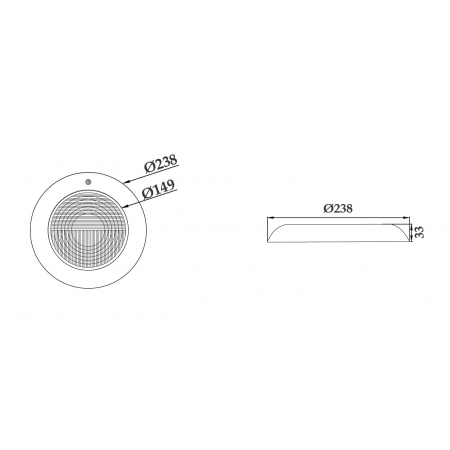 Lampa basenowa LED PHJ-WM-SS238  12 / 18 / 25 Watt, dowolny kolor+ RGB